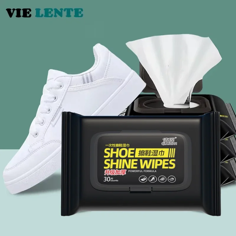 Sneakers Care - Toalhetes descartáveis para limpeza de sapatos,